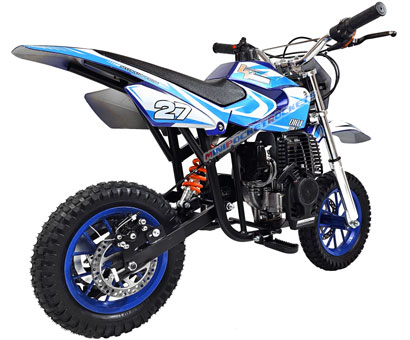 mini dirt bike side